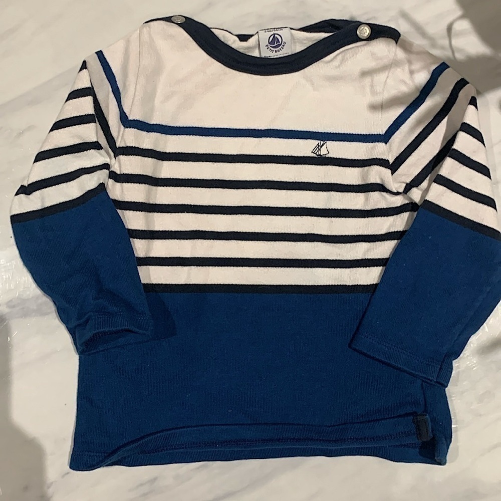 Petit Batteau Sailboat Sweater
